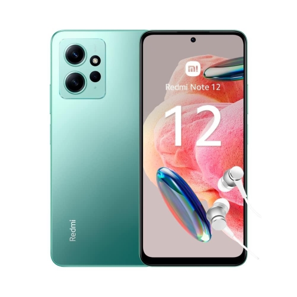 Xiaomi Redmi Note 12 128GB 4GB Android entsperrt SIM 5G grün Smartphone