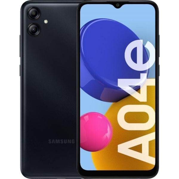 Neu Samsung Galaxy A04E – 32GB – 2022 DUAL SIM Smartphone Farbe Schwarz ENTSPERRT~
