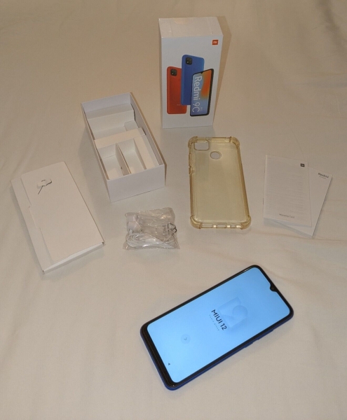 Xiaomi Redmi 9C NFC 32GB blau entsperrt Dual-SIM Smartphone TADELLOS