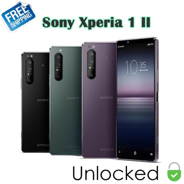 Neu Sony Xperia 1 II (5G) 256GB Ohne Vertrag Smartphone Handys Schwarz/Grün/Lila