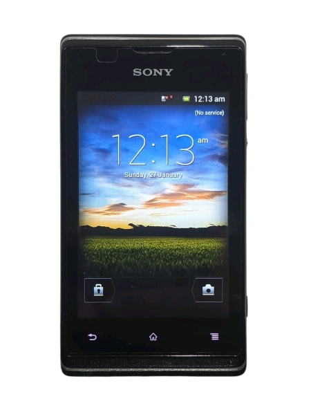 Sony Xperia Tipo ST21i schwarz (O2) – Vintage Android Smartphone