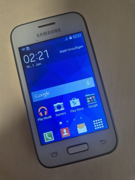 Samsung  Galaxy Young 2 SM-G130HN – 4GB – Weiß (Ohne Simlock) Smartphone
