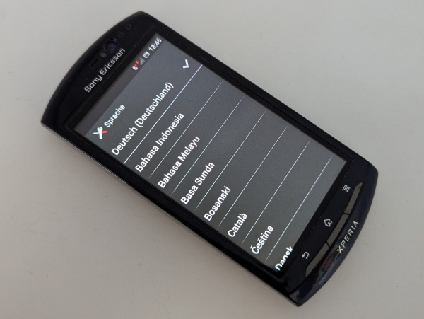 Sony Ericsson Xperia neo V Blau Gradient 512MB Android Smartphone 4G MT11i