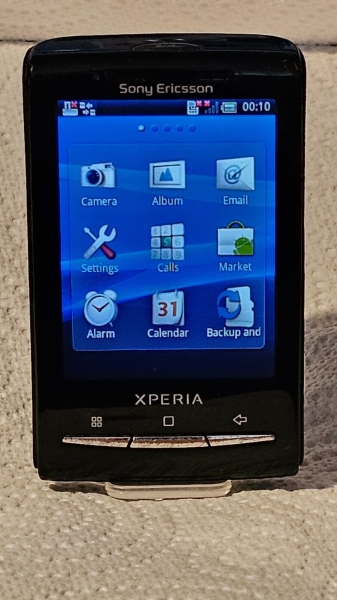 Sony Ericsson Xperia e10i schwarz entsperrt für Teile/Ersatzteile funktioniert nicht richtig