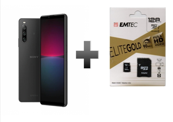 SONY Xperia 10 IV  Smartphone  128+128GB Schwarz  Dual SIM XQ-CC54 A- Ware