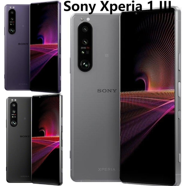 Sony Xperia 1 III 5G 12+256GB Dual SIM Entsperrt Smartphone – Schwarz/Grau/Lila