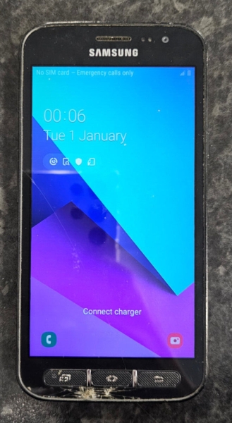 Samsung Galaxy Xcover 4 schwarz – 16GB – (entsperrt) 4G Smartphone gesprungen 1