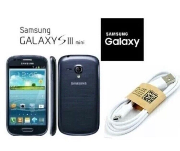 Samsung Galaxy S3 mini GT-I8190 8GB Vodafone Blue Smartphone NEU