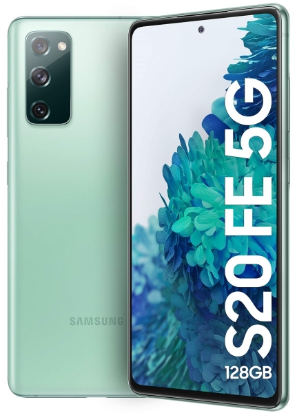 Samsung Galaxy S20 FE 5G NFC 128GB entsperrt Android Smartphone grün