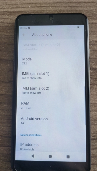 Xgody Handy X32 Android 14 SIM-frei entsperrt Smartphone schwarz 8Core