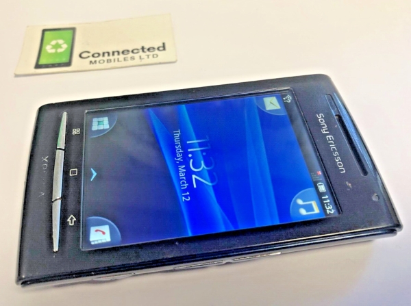 Sony Ericsson XPERIA X8 E15i – Smartphone – entsperrt – schwarz blau Android 2.1