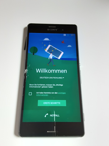Sony Xperia Z3 D6603 – 16GB – Schwarz (Ohne Simlock) Smartphone