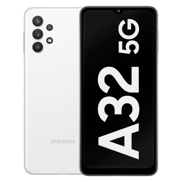 Samsung Galaxy A32 5G A326B/DS 64GB Awesome White Android Smartphone
