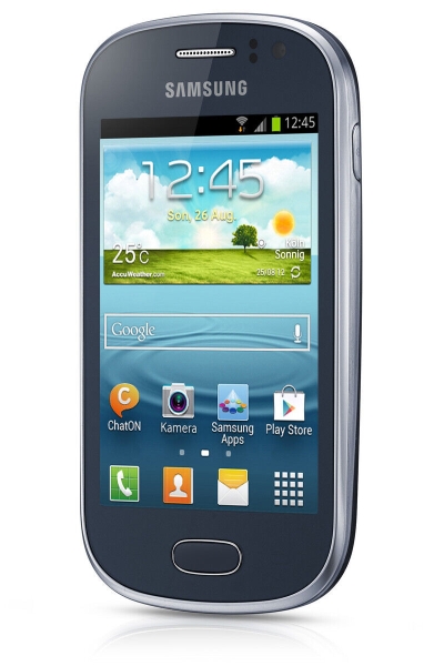 Samsung  Galaxy Fame GT-S6810P – 4GB – Metallic Blue (Ohne Simlock) Smartphone