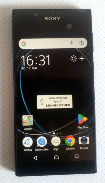 Sony Xperia L1 Smartphone 5,5 Zoll Display 16 GB Android Schwarz – LTE NFC Radio
