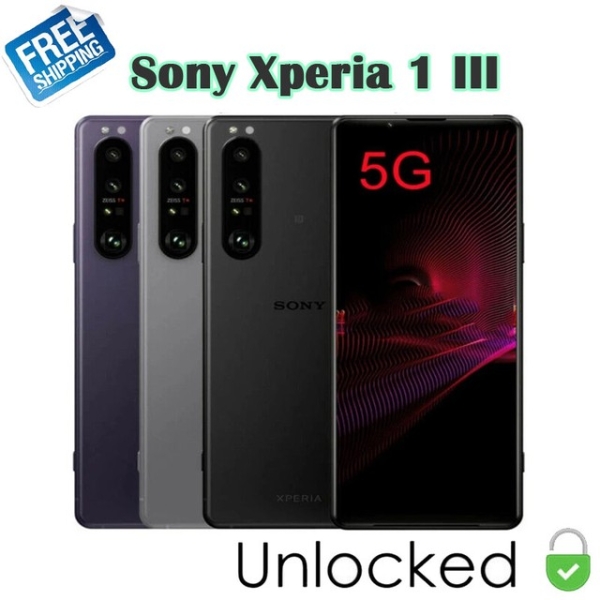 Neu Sony Xperia 1 III 5G 12+256GB Ohne Vertrag Dual SIM Smartphone Handys 6.5″