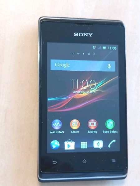 Sony Xperia E C1505 Smartphone schwarz, Tesco Mobile