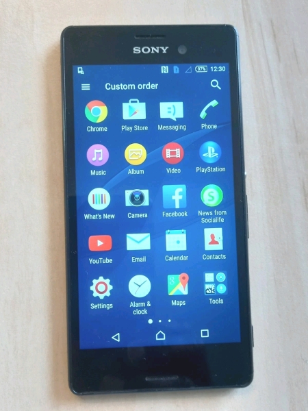 Sony Xperia M4 Aqua E2303 schwarz entsperrt 8GB Smartphone