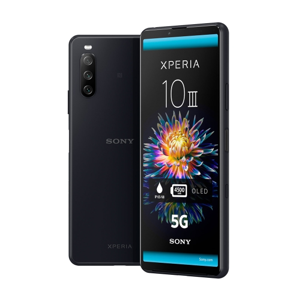 Sony Xperia 10 III 5G schwarz LTE Smartphone Dual-SIM Handy 6 Zoll Full HD
