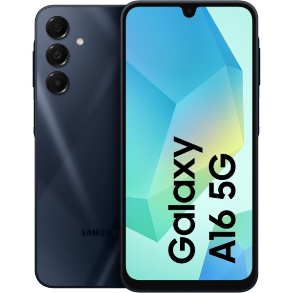 Samsung Galaxy A16 A166 5G/LTE Smartphone 128GB 4GB RAM blue black Triple-Kamera