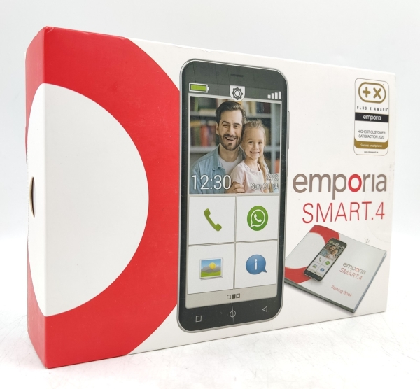 Emporia Smart.4 Android Smartphone für Senioren 4G VoLTE entsperrt – schwarz