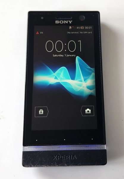 Sony Ericsson Xperia U ST25I, schwarz 4GB, Android Touchscreen Smartphone