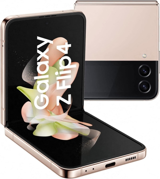 SAMSUNG Galaxy Z Flip4 5G 256GB Pink Gold – Hervorragend – Smartphone