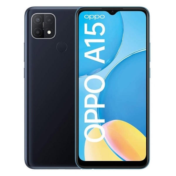 SMARTPHONE OPPO A15 CPH2185 32GB DUAL SIM 6,52″ 4G LTE 13 MP SCHWARZ NO A16 /…