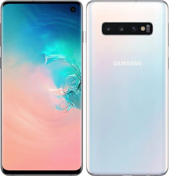 SAMSUNG Galaxy S10 128GB Prism Weiß – Hervorragend – Smartphone