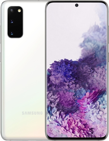 SAMSUNG Galaxy S20 128GB Cloud Weiß – Hervorragend – Smartphone