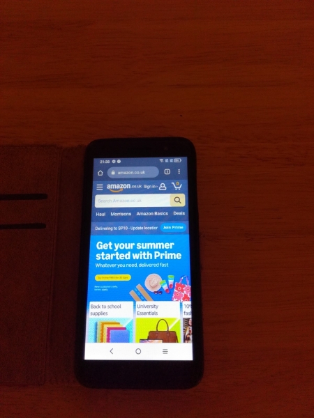 Alcatel 1 5033XR – 16 GB – Smartphone blau (entsperrt)