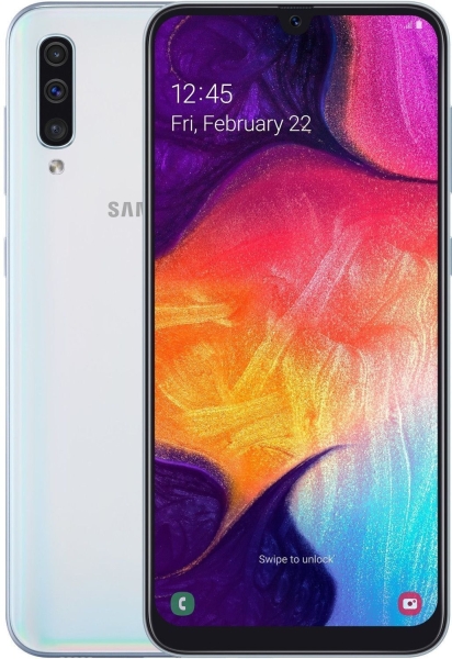 SAMSUNG Galaxy A50 128GB Weiß – Hervorragend – Smartphone