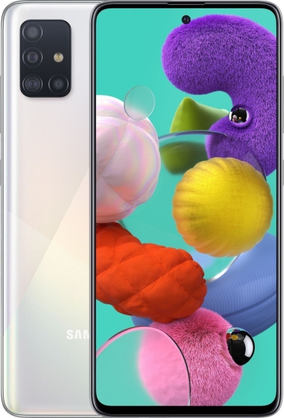 SAMSUNG Galaxy A51 128GB Prism Crush Weiß – Gut – Smartphone
