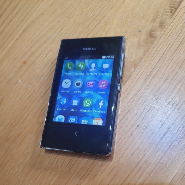 Nokia Asha 503 RM-920 Blau (O2 Netzwerk) 5MP Smartphone Handy