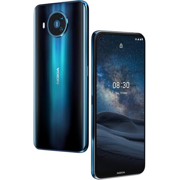 Nokia 8.3 64GB 6GB Android entsperrt SIM 5G Polar Night Handy Smartphone