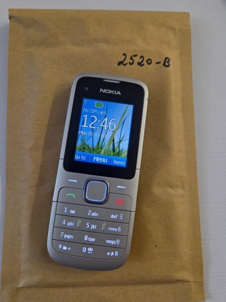 Nokia C1-01 Handy (entsperrt) – Warm Silver