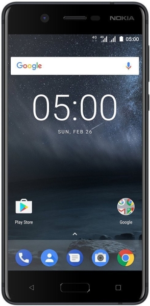 Nokia 5 (2017) Smartphone 5,2 Zoll 16GB Android Dual Sim satin-schwarz „sehr gut