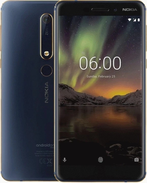 Nokia 6.1 Smartphone 32GB 3GB DUOS 5,5″ TA-1050 entsperrt Android