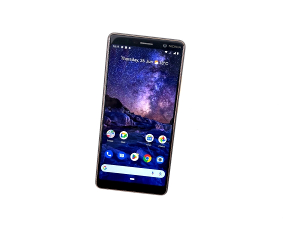 Nokia 7 Plus Dual Sim 64GB Schwarz/Kupfer Entsperrt Guter Zustand Grade B 846