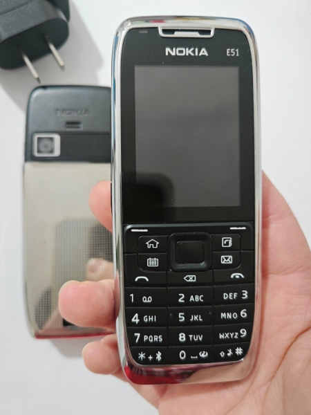 Nokia E51 – Black Steel (Ohne Simlock) Bluetooth camera WIFI Smartphone