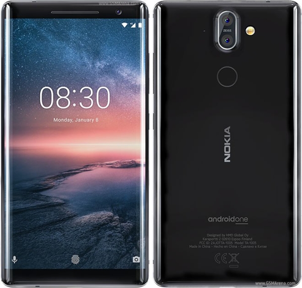 VERSIEGELT VERPACKT Nokia 8 Sirocco 128 GB (schwarz) entsperrt