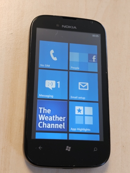 Nokia Lumia 510 Smartphone schwarz, Tesco Netzwerk Smartphone