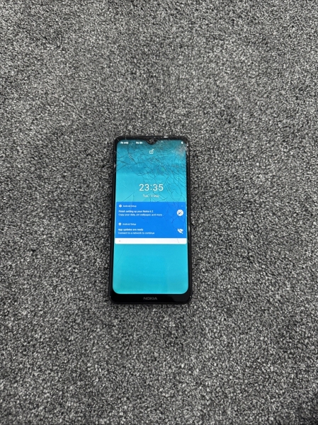 Nokia 6.2 32GB Smartphone 6,3″ Ceramic Black (entsperrt) Android gesprungenes Display
