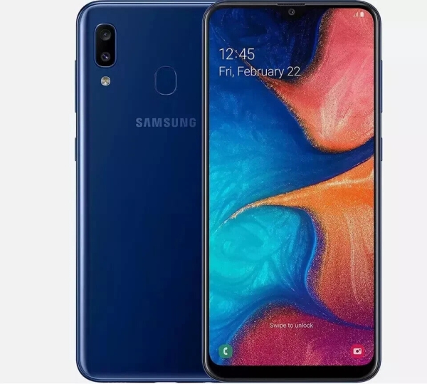 Samsung Galaxy A20e 32GB entsperrt Smartphone blau – extra 25% RABATT – GUT B+