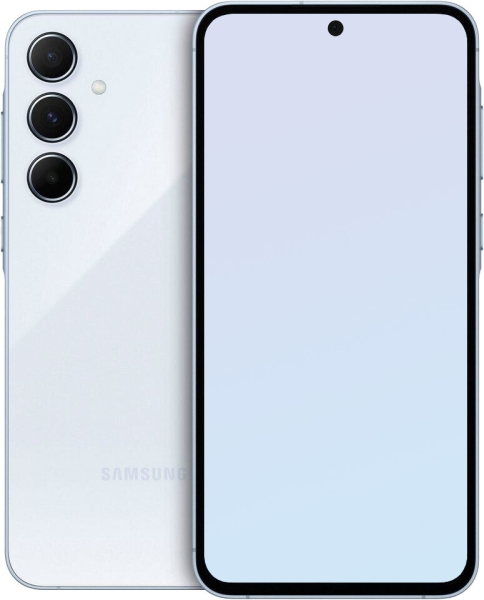 Samsung Galaxy A55 5G Dual SIM 256 GB blau Smartphone Handy Ohne Vertrag Android