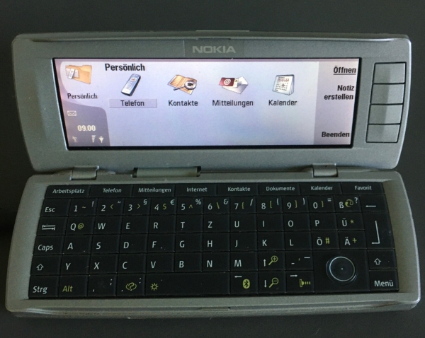 Nokia  Communicator 9500 – Schwarz – Silber (Ohne Simlock) Smartphone