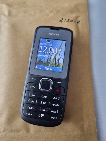 Nokia C1-01 Handy (entsperrt) – Dunkelgrau