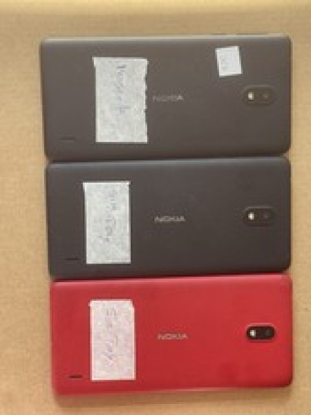 3x Nokia 1 Plus TA-1111 schwarz entsperrt 8GB 1GB RAM Android Smartphone