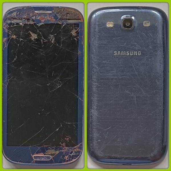 Samsung Galaxy S3 (GT-I9300) Smartphone **ERSATZTEILE ODER REPARATUR & OHNE AKKU**