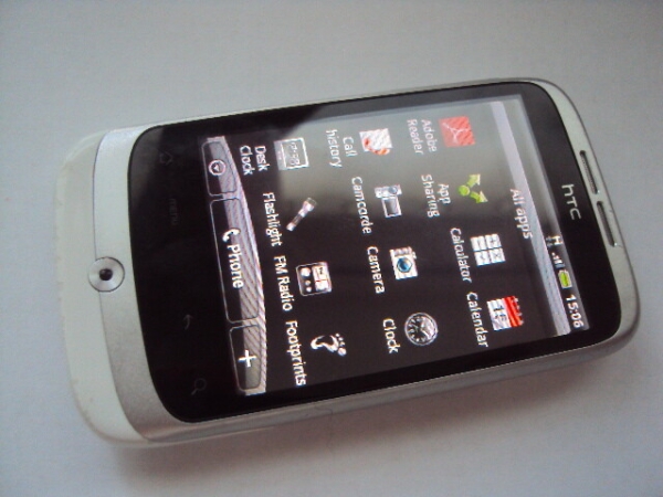 ORIGINAL HTC PC49100 Wildfire – weißes Smartphone ENTSPERRT FÜR JEDES NETZWERK